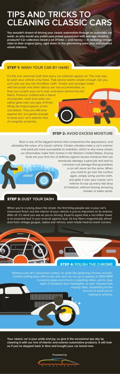 Tips and Tricks to Cleaning Classic Cars